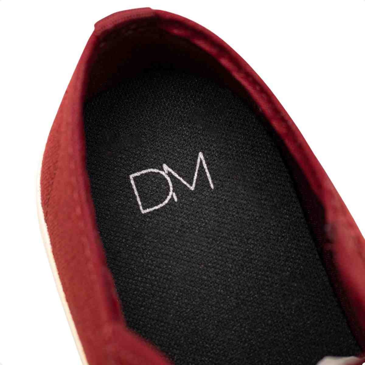Tênis Feminino Dm Urban Slip On Vinho Vermelho/Off White 7