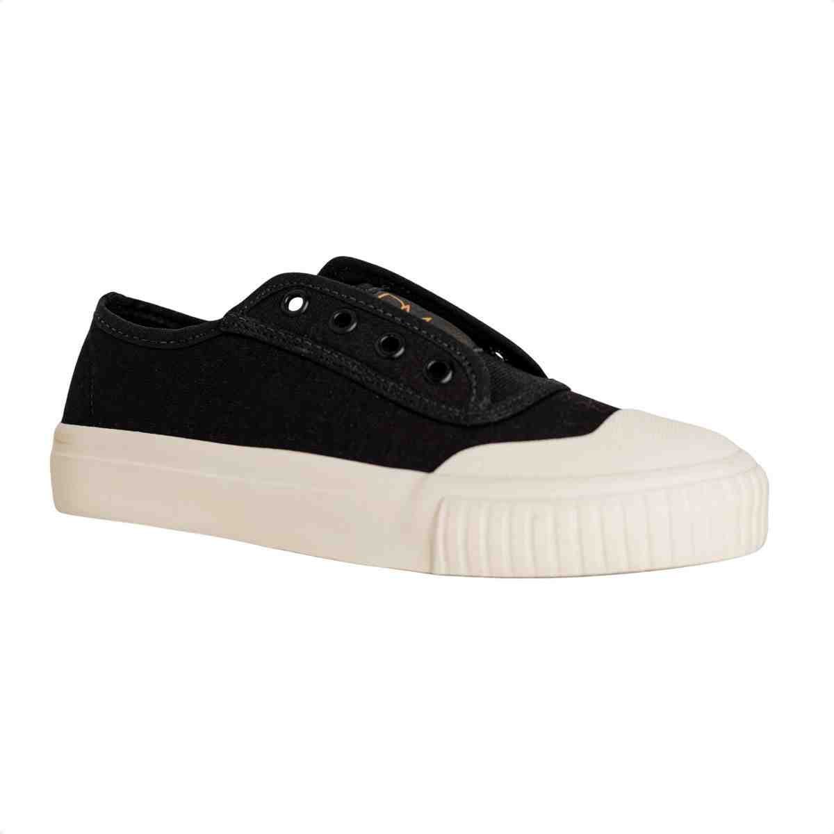 Tênis Feminino Dm Urban Slip On Preto Preto/Off White 2