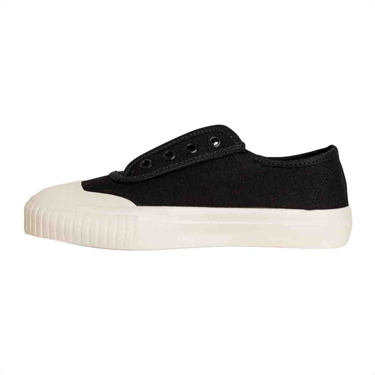 Tênis Feminino Dm Urban Slip On Preto Preto/Off White 5