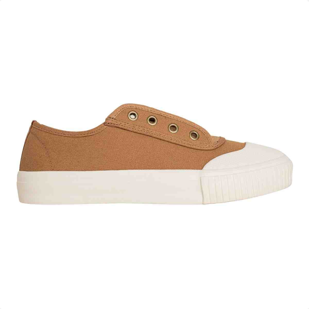 Tênis Feminino Dm Urban Slip On Caramelo