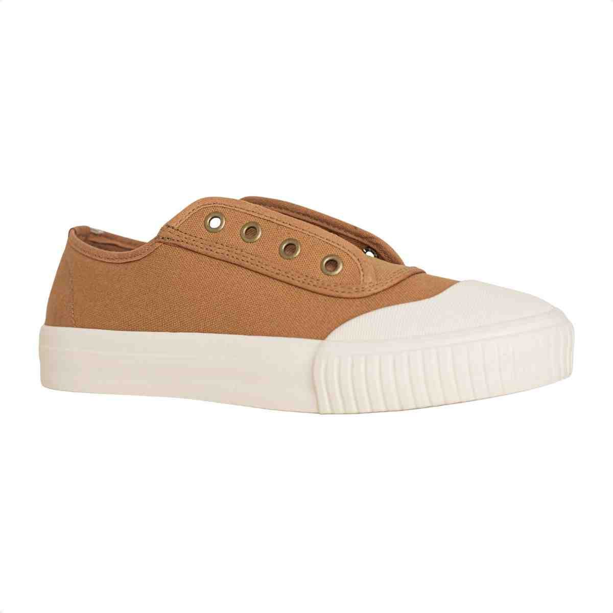 Tênis Feminino Dm Urban Slip On Caramelo Caramelo/Off White 2