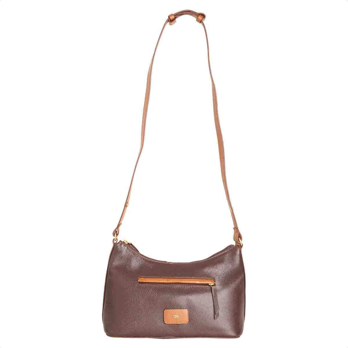 Bolsa Feminina Dm Transversal Crossbody De Couro