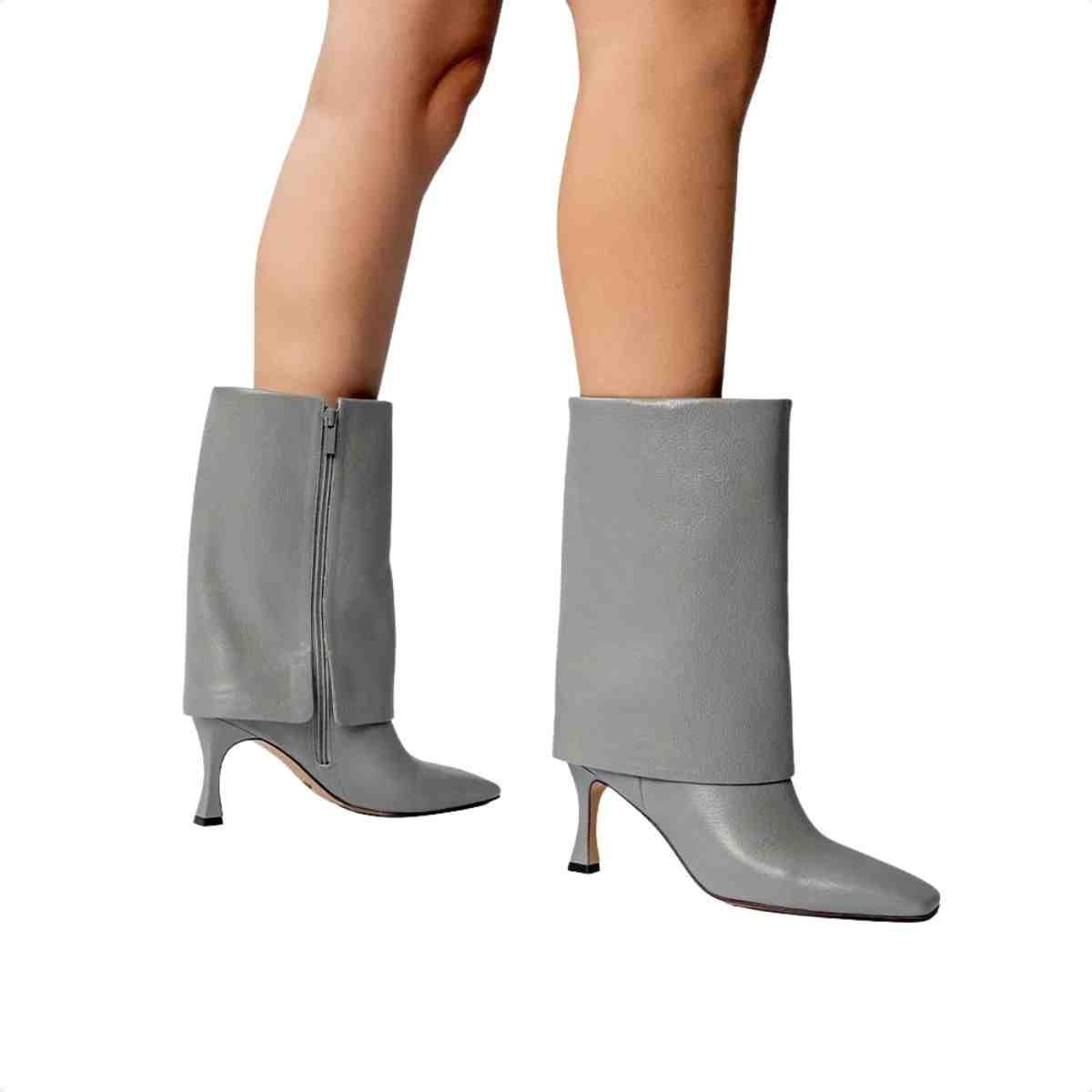 Bota Cano Alto Feminino Capodarte Carbono Carbono 2