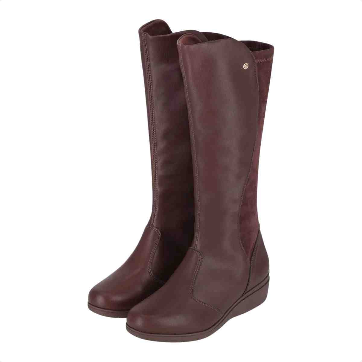 Bota Cano Alto Feminino Piccadilly Madereira Marrom 3
