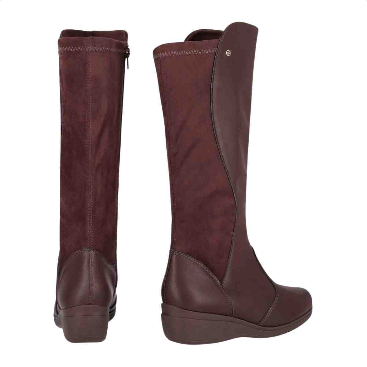 Bota Cano Alto Feminino Piccadilly Madereira Marrom 6