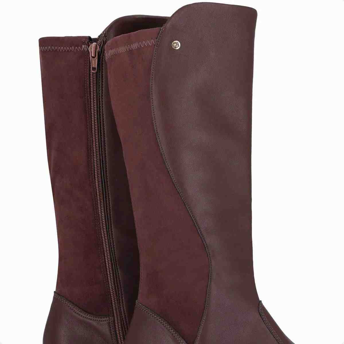 Bota Cano Alto Feminino Piccadilly Madereira Marrom 7