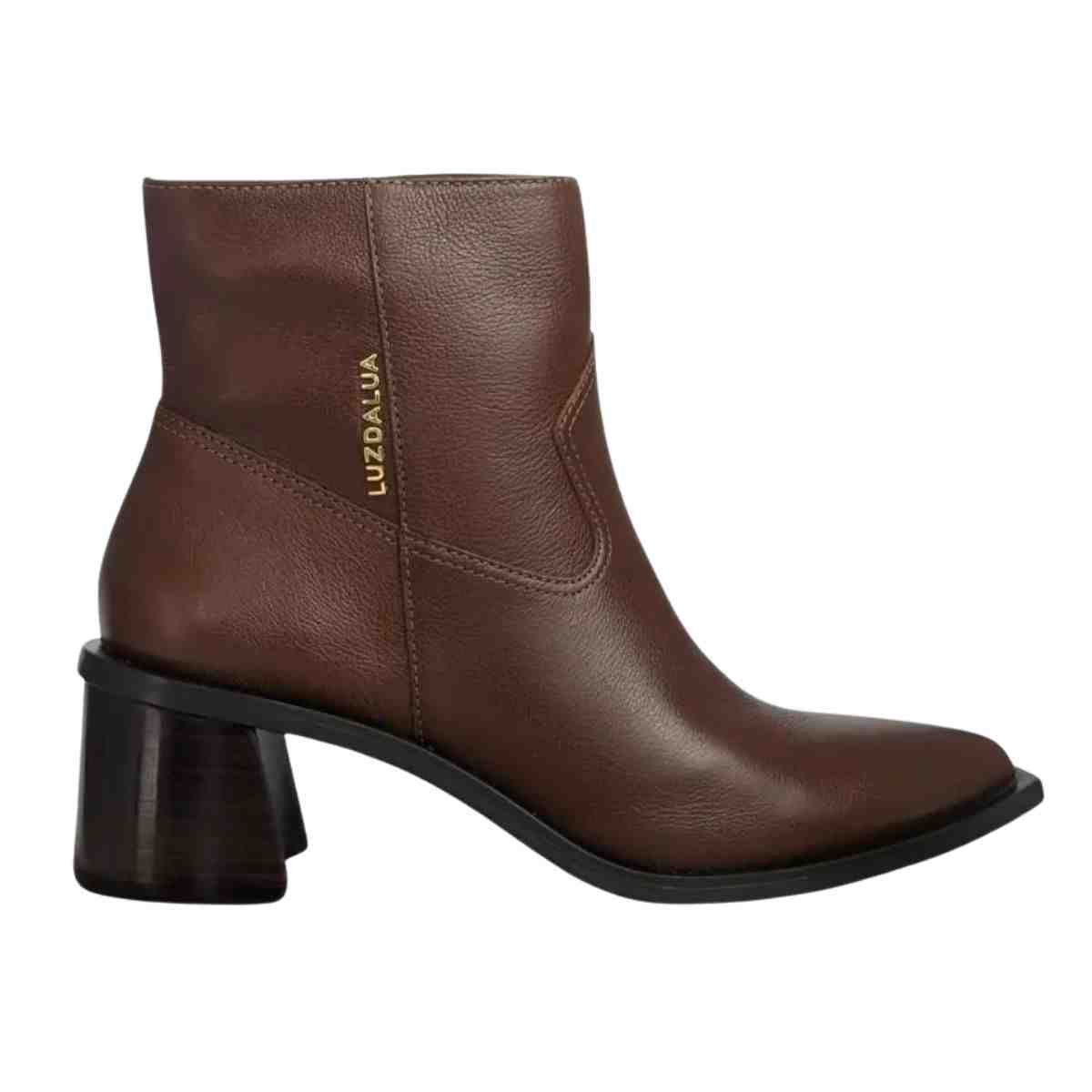 Bota Cano Baixo Feminino Luz Da Lua Trufa