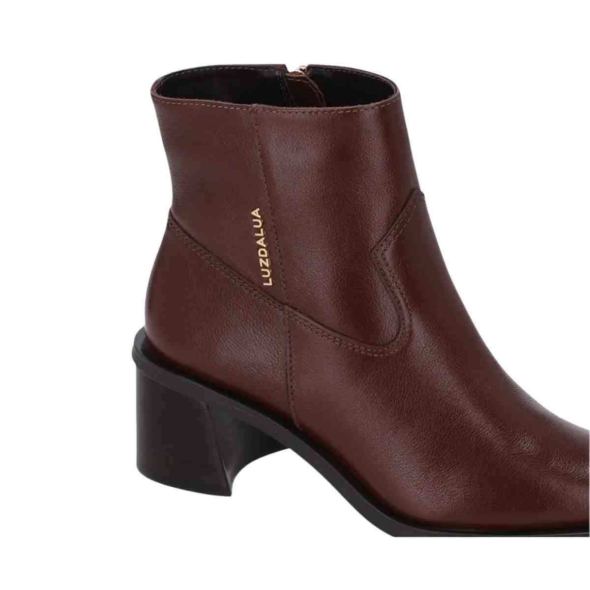 Bota Cano Baixo Feminino Luz Da Lua Trufa Trufa 6