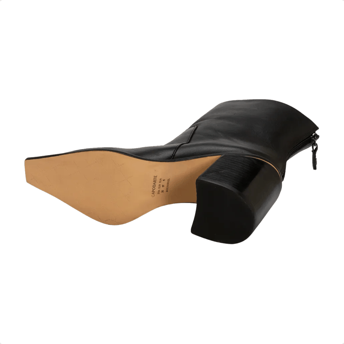 Bota Cano Médio Feminino Capodarte Preta Preto 5