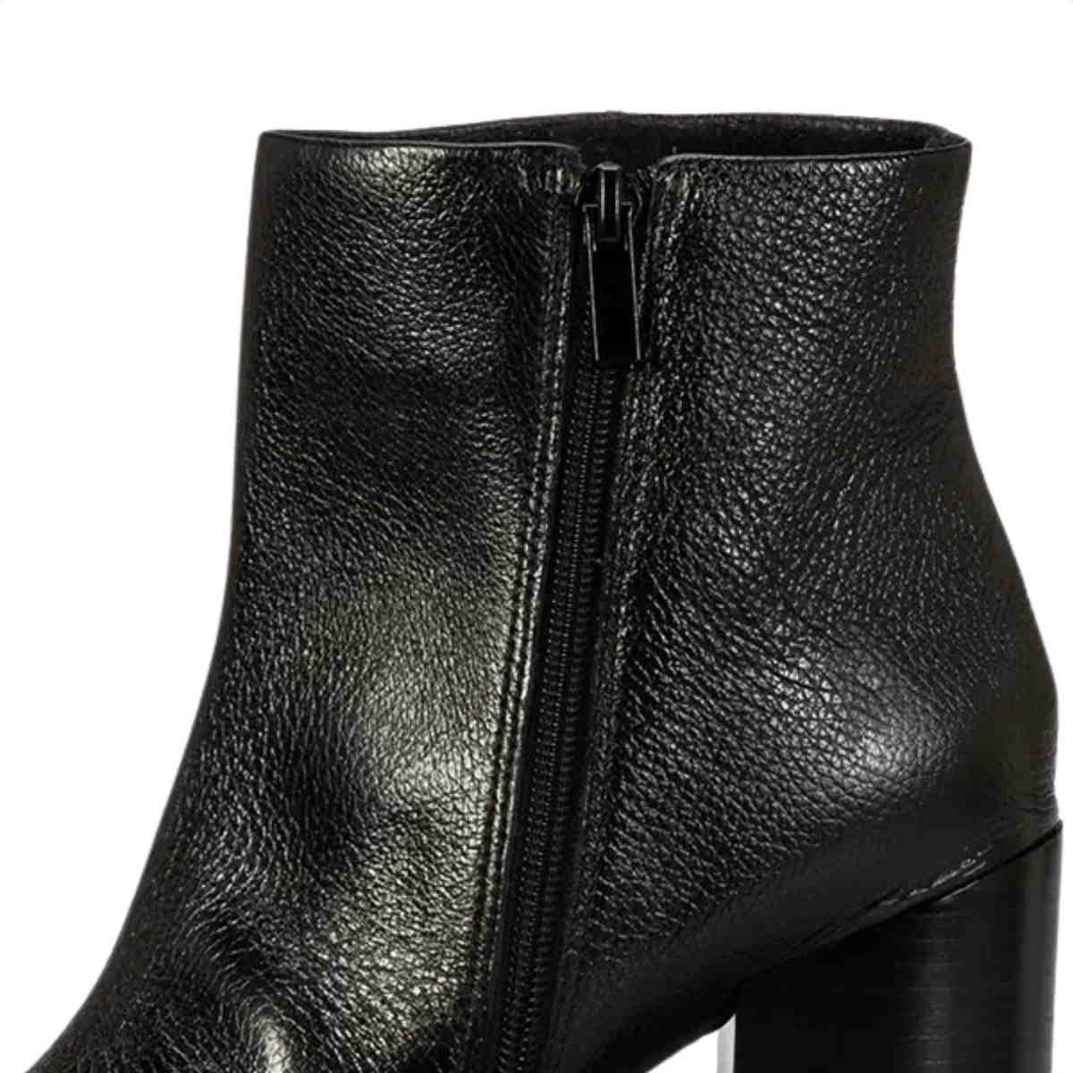 Bota Cano Médio Feminino Capodarte Preto Preto 6