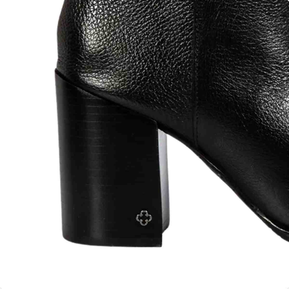 Bota Cano Médio Feminino Capodarte Preto Preto 7
