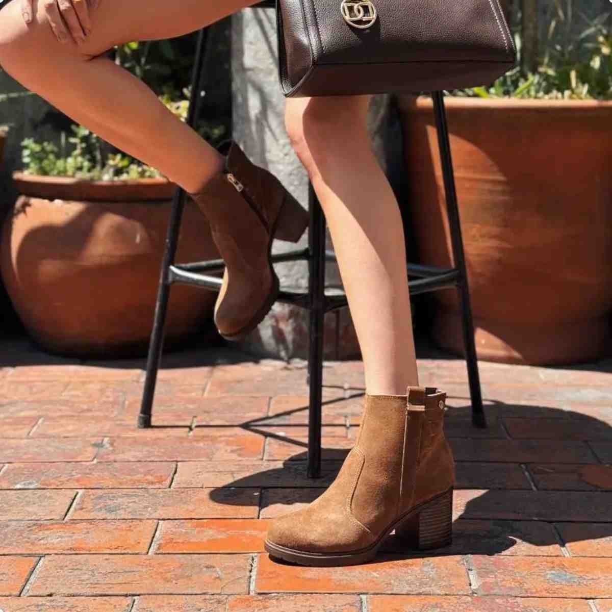 Bota Cano Médio Feminino Dakota Marrom Marrom 2