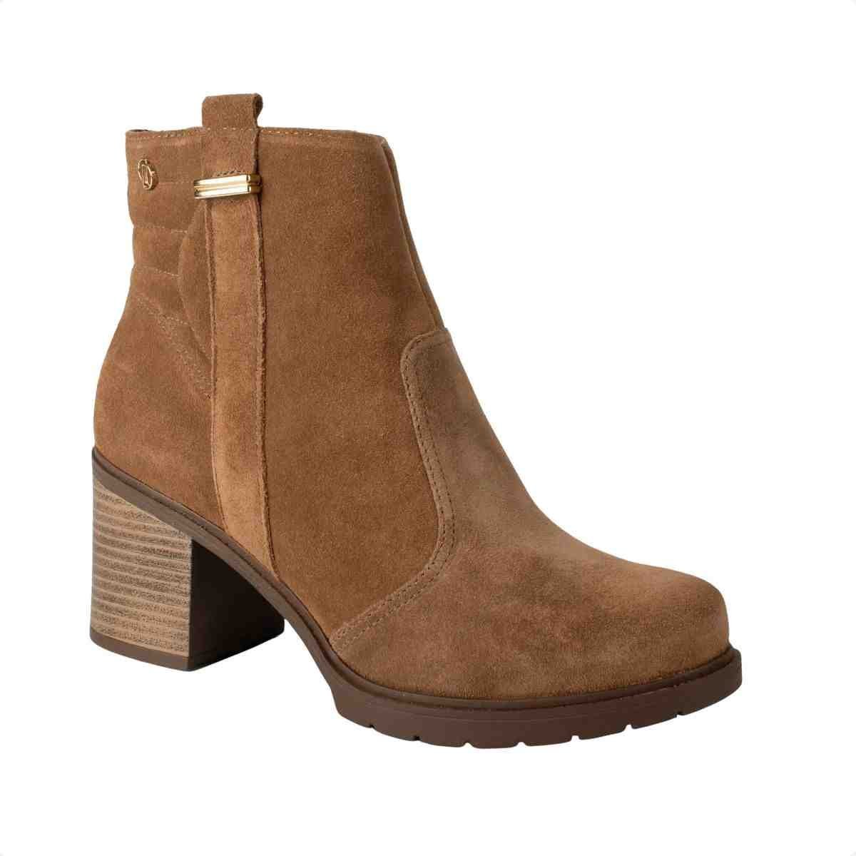 Bota Cano Médio Feminino Dakota Marrom Marrom 3
