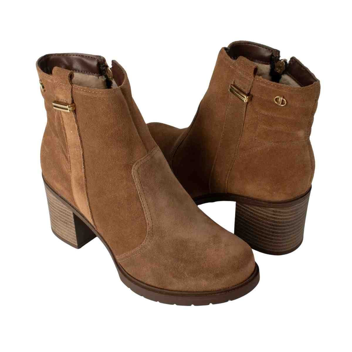 Bota Cano Médio Feminino Dakota Marrom Marrom 4