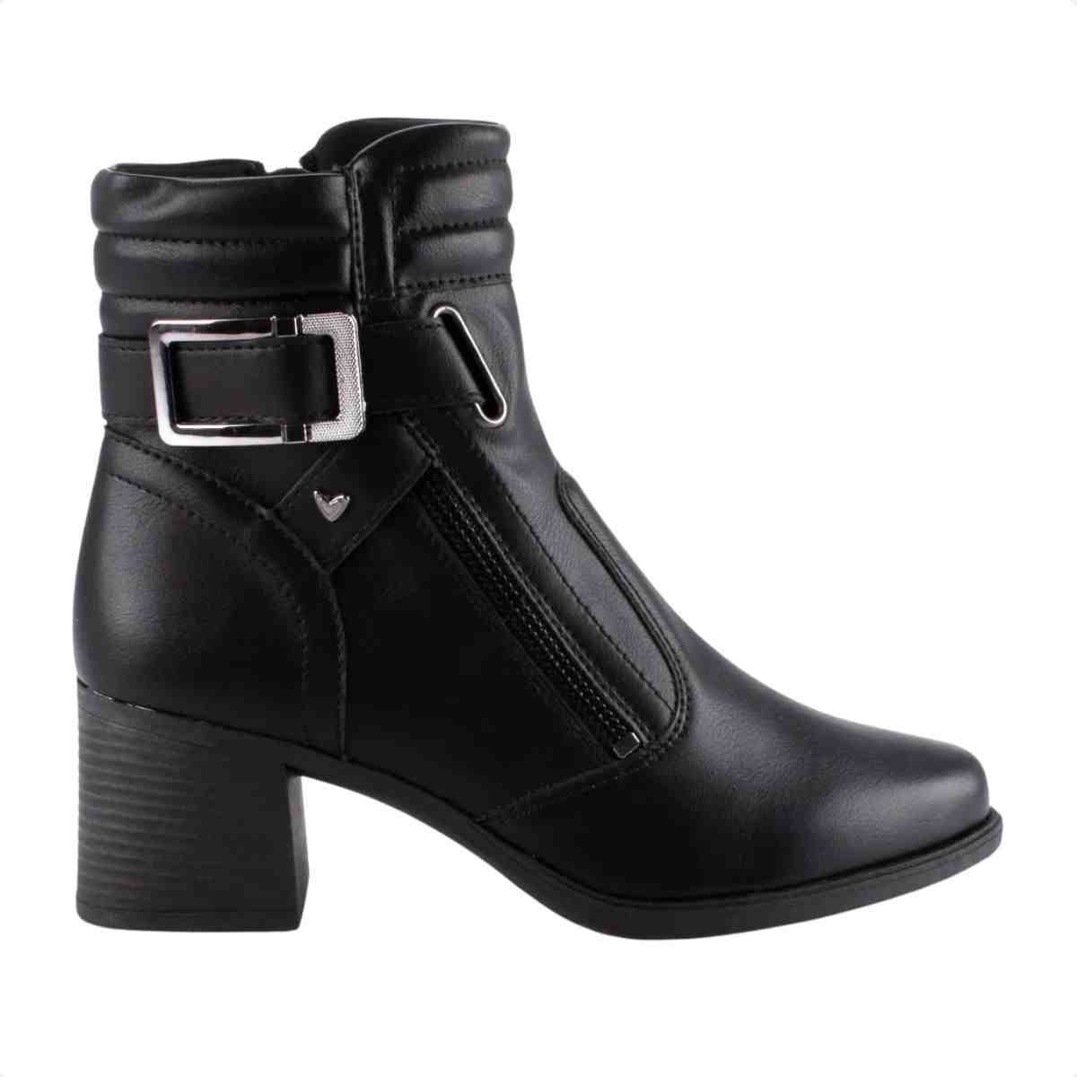 Bota Cano Médio Feminino Mississipi Preto