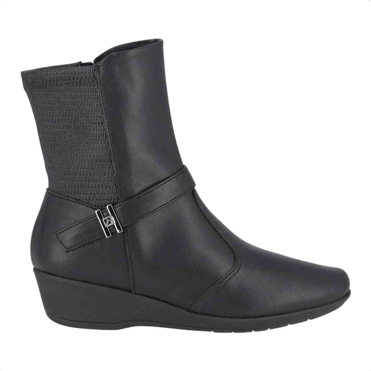 Bota Cano Médio Feminino Piccadilly Preto