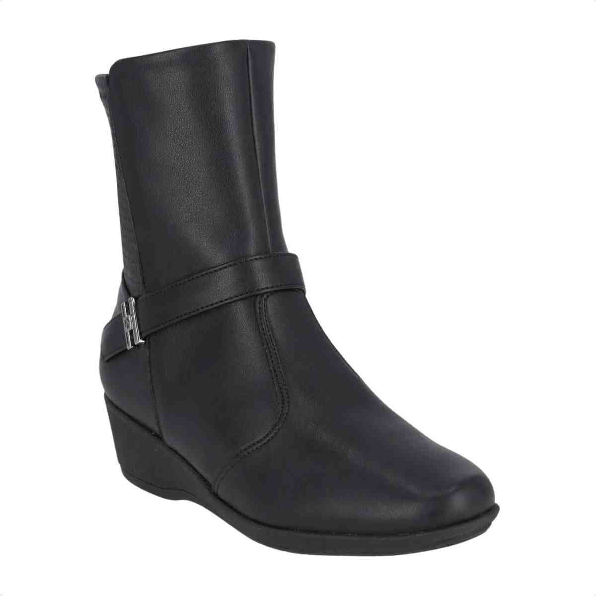 Bota Cano Médio Feminino Piccadilly Preto Preto 2
