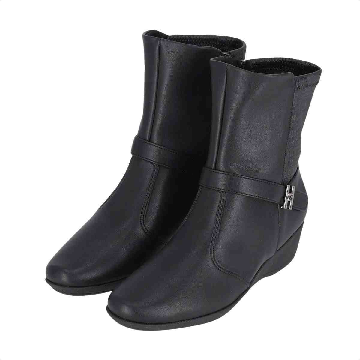 Bota Cano Médio Feminino Piccadilly Preto Preto 5