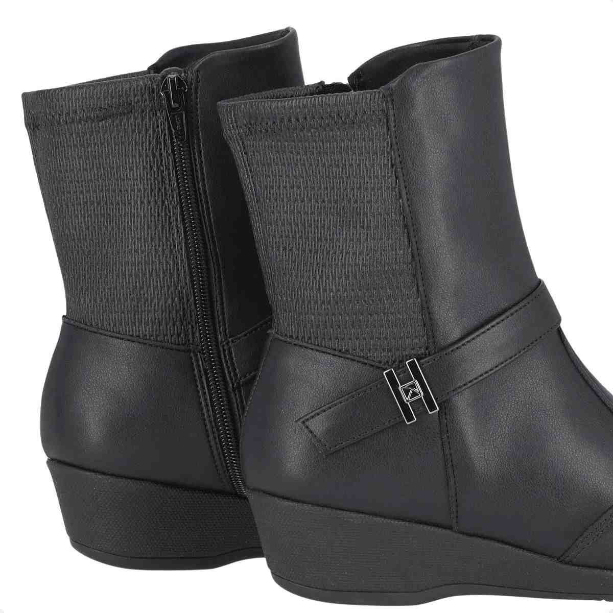 Bota Cano Médio Feminino Piccadilly Preto Preto 7