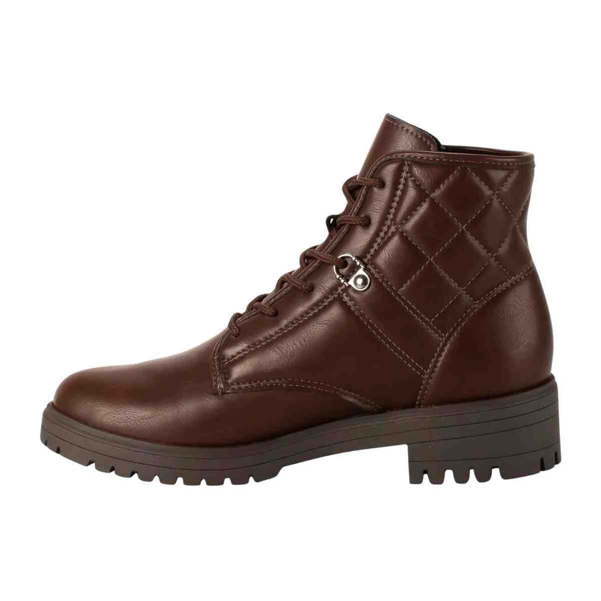Bota Coturno Feminino Mississipi Marrom Marrom 4