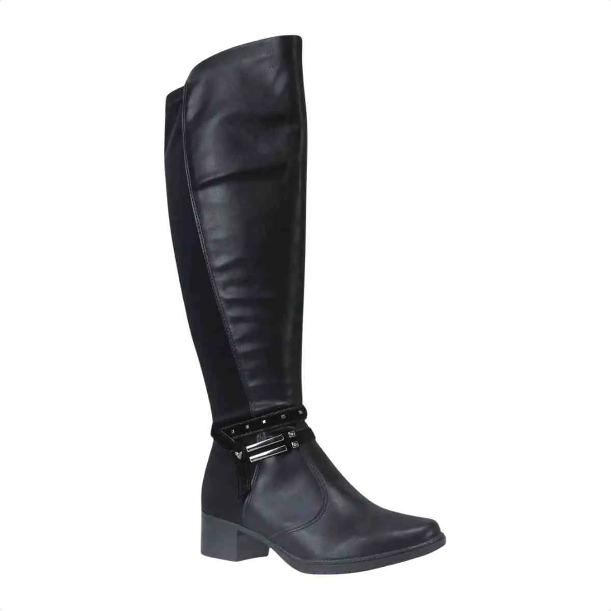 Bota Montaria Feminino Mississipi Preto Preto 2