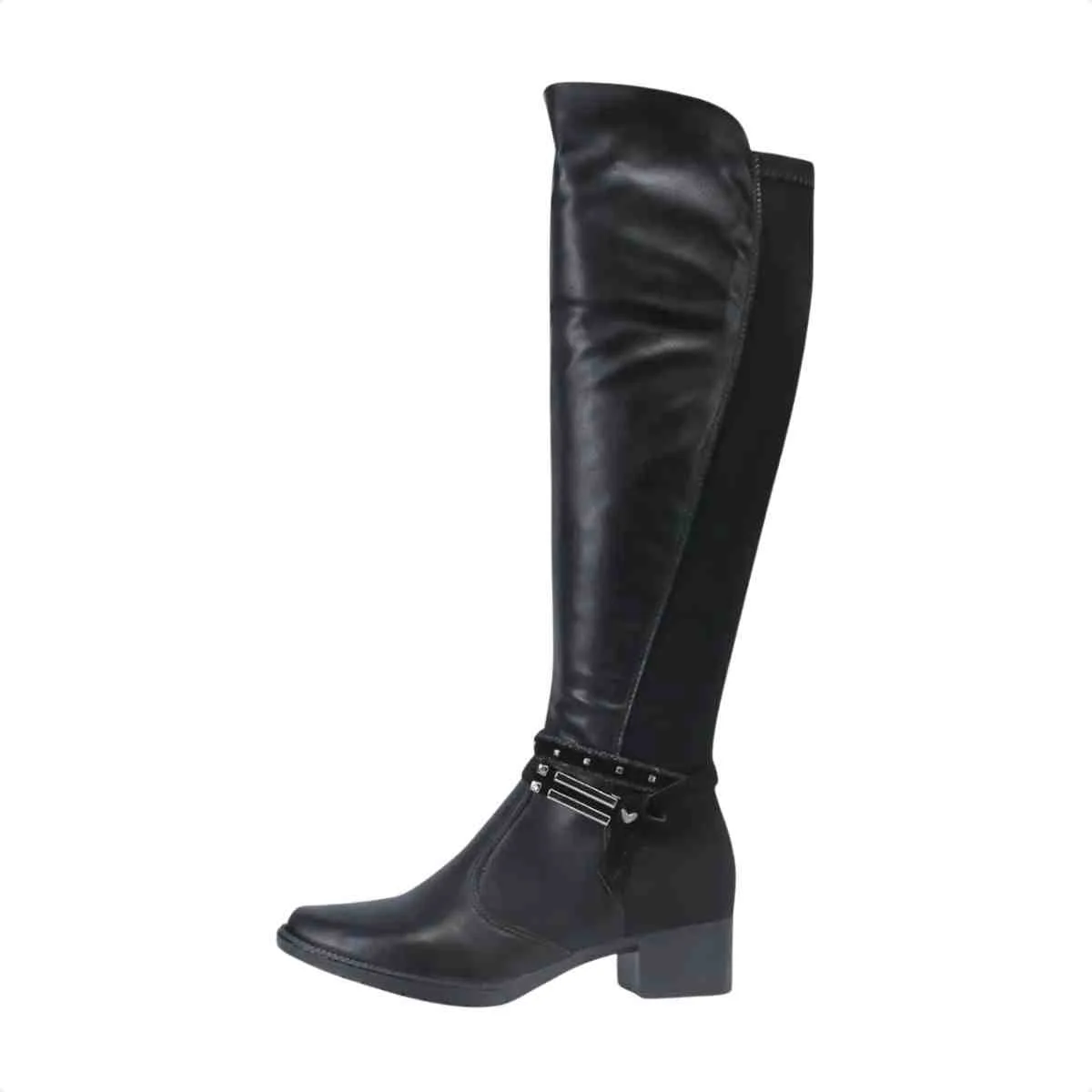 Bota Montaria Feminino Mississipi Preto Preto 5