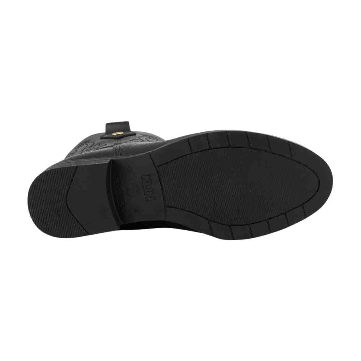 Bota Cano Médio Infantil Klin Preto Preto 4