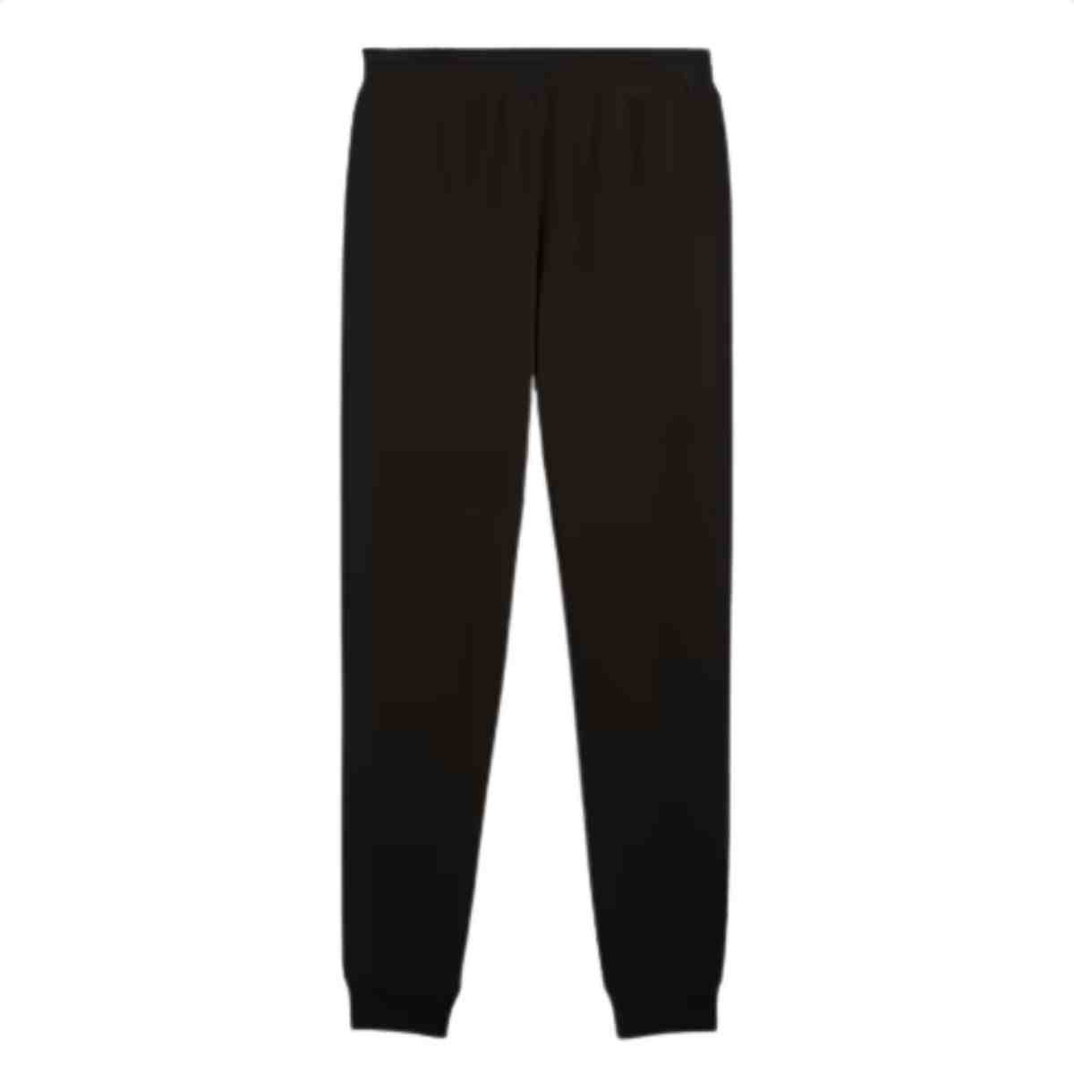 Calca Moleton Masculina Puma Logo Sweatpants Preta Preto 6