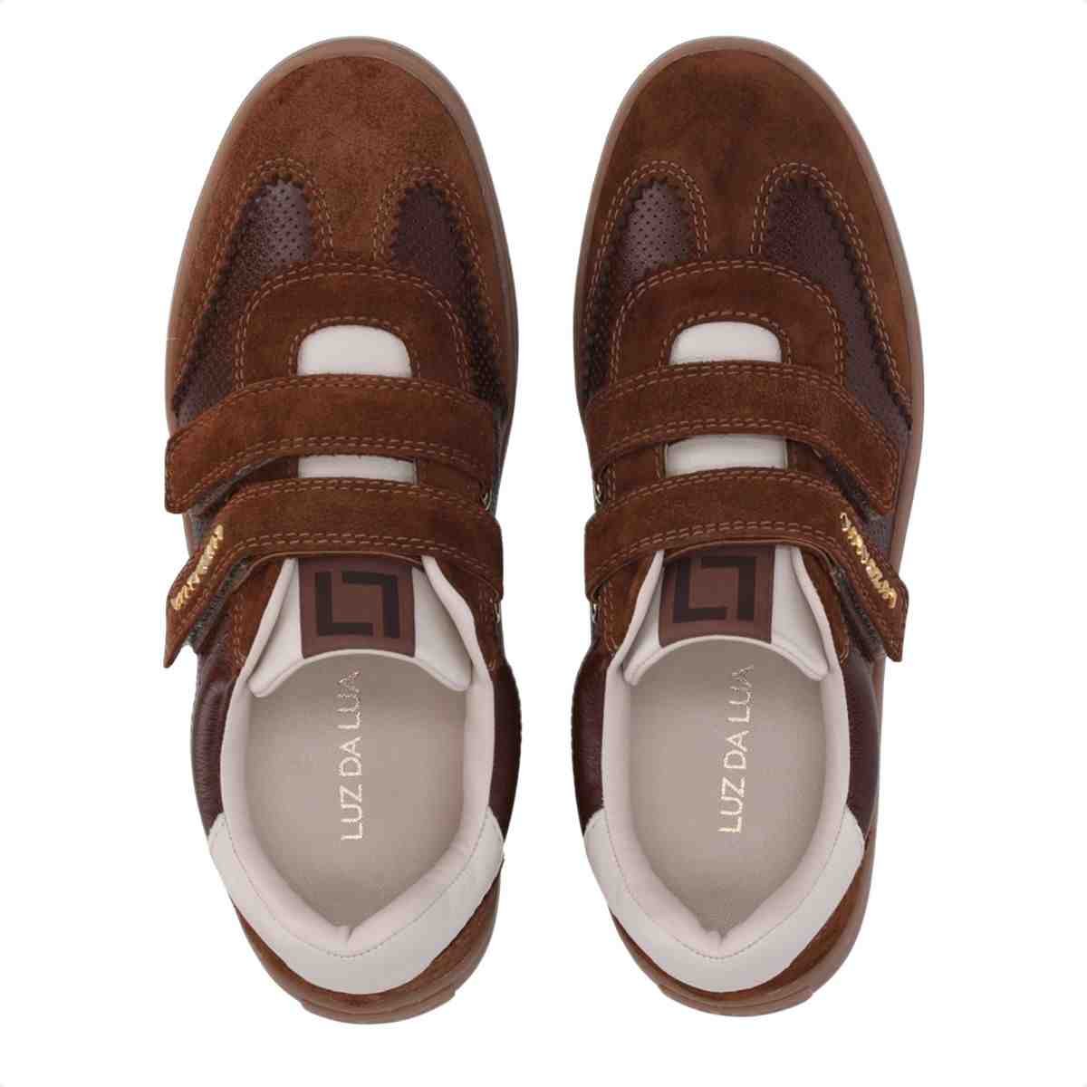 Tenis Moda Feminino Luz Da Lua Marrom Marrom 5