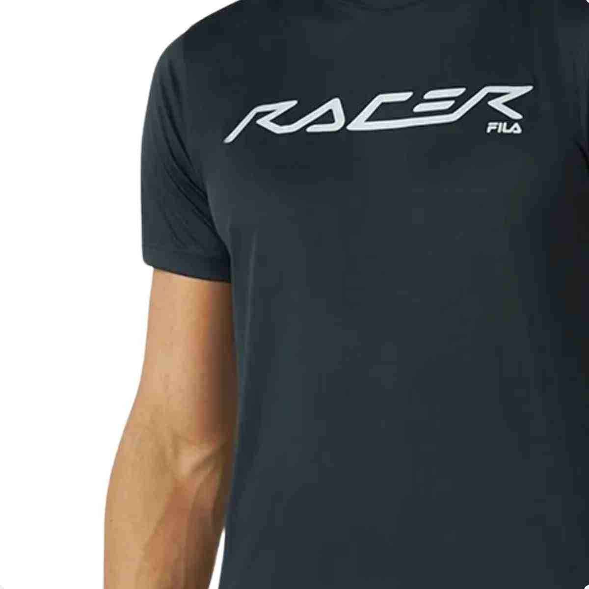 Camiseta Masculina Fila Graphic Core Run Preta Preto 7