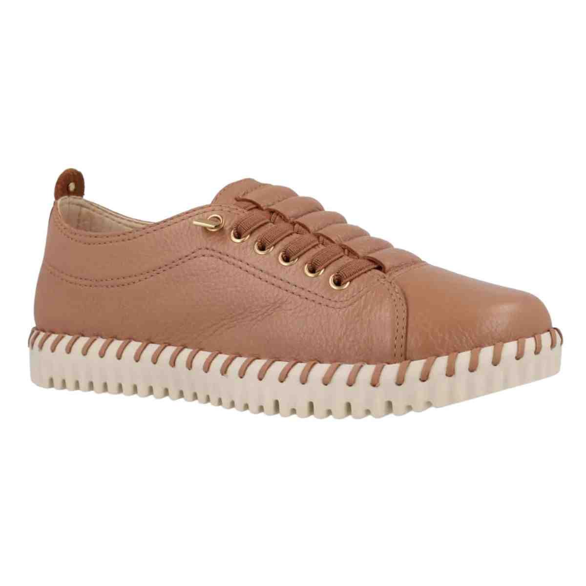 Tênis Moda Feminino Bottero Twist Marrom Marrom 7