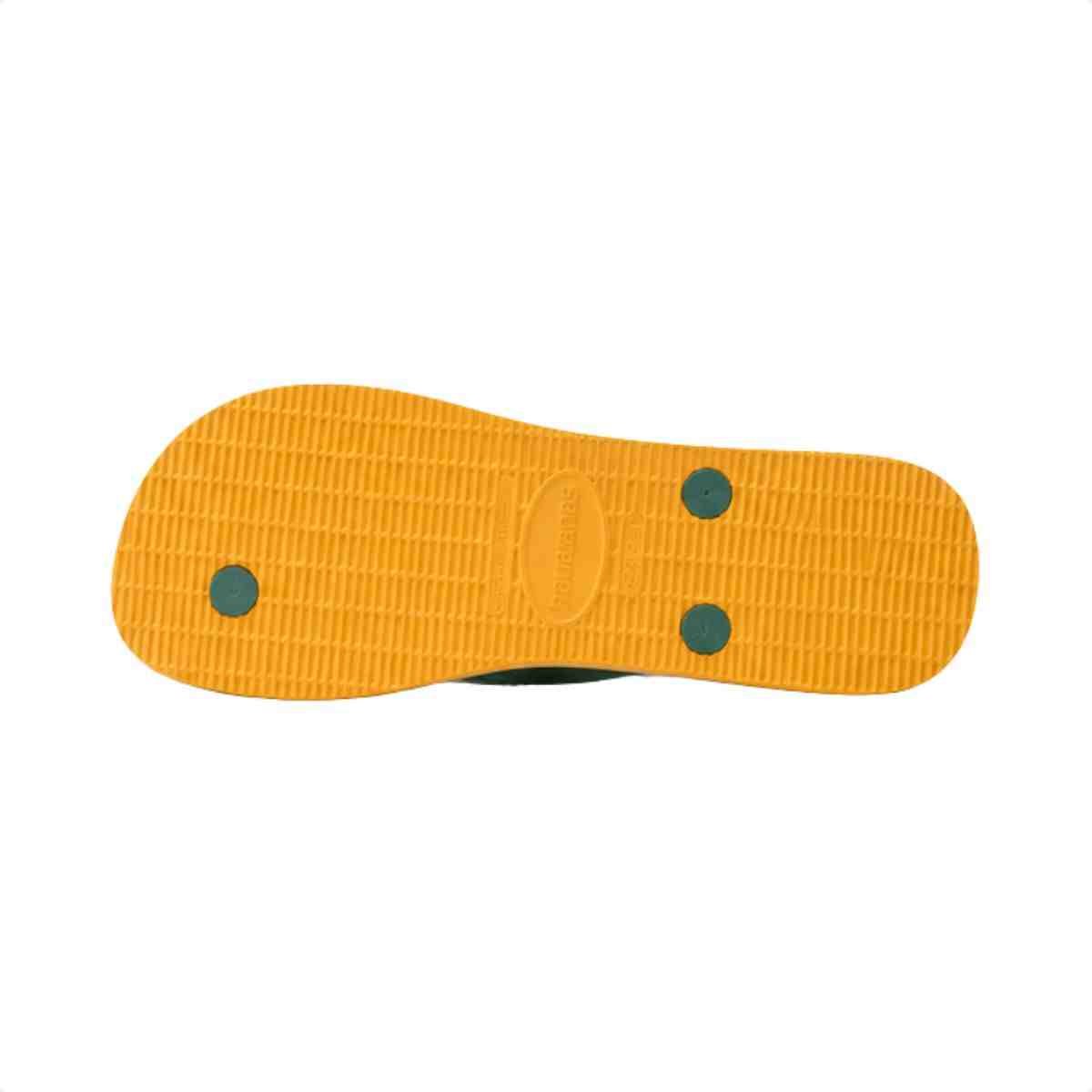 Chinelo Dedo Infantil Ipanema Brasil Amarelo Amarelo/Verde Escuro 4
