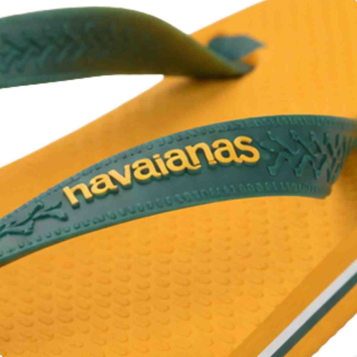 Chinelo Dedo Infantil Ipanema Brasil Amarelo Amarelo/Verde Escuro 6