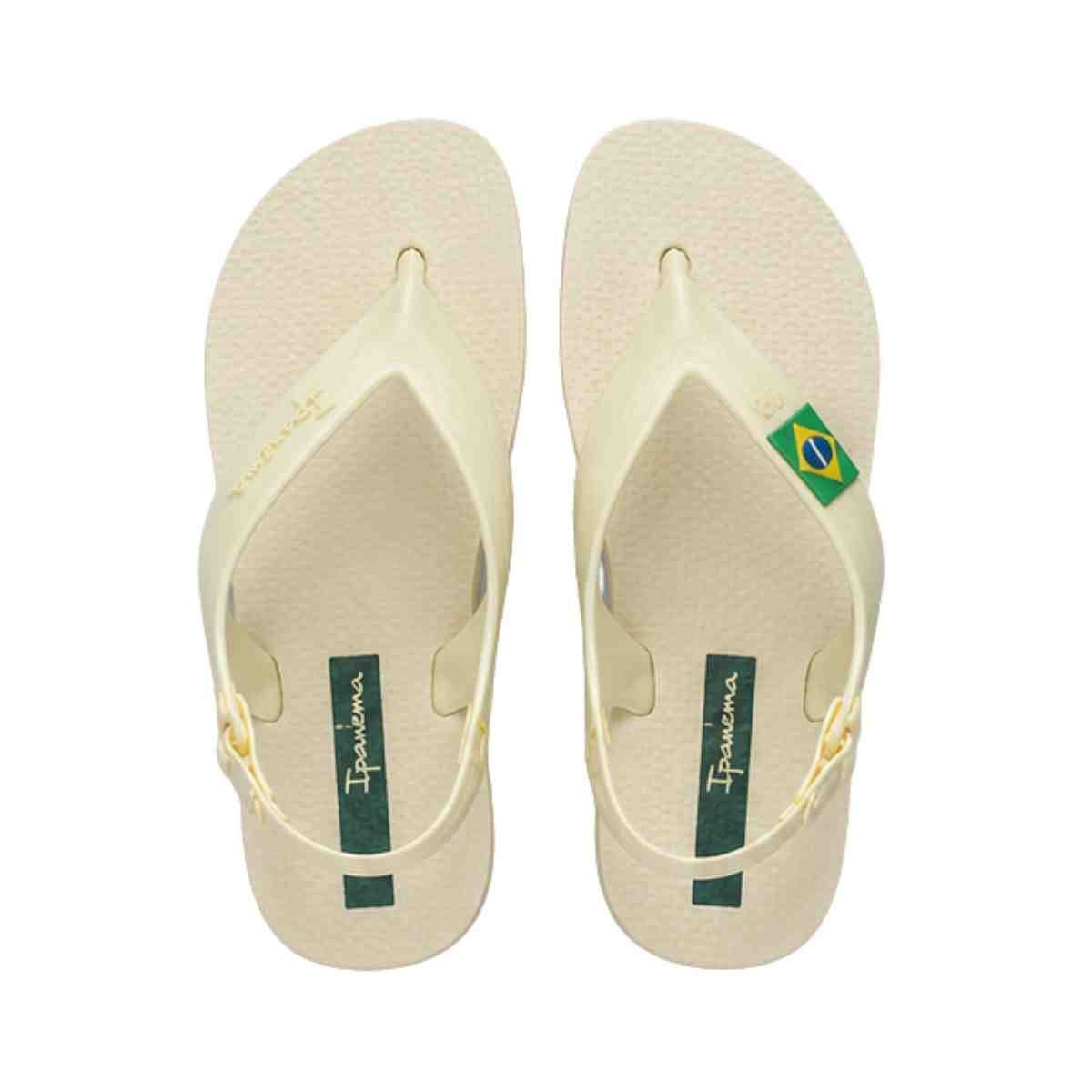 Chinelo Dedo Infantil Ipanema Brasil Baby Ii Bege Bege 4
