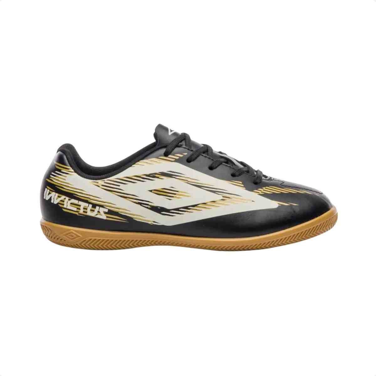Chuteira Indoor Infantil Umbro Invictus Jr Preto