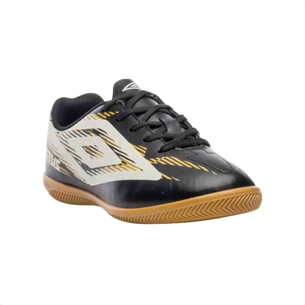 Chuteira Indoor Infantil Umbro Invictus Jr Preto Preto 2