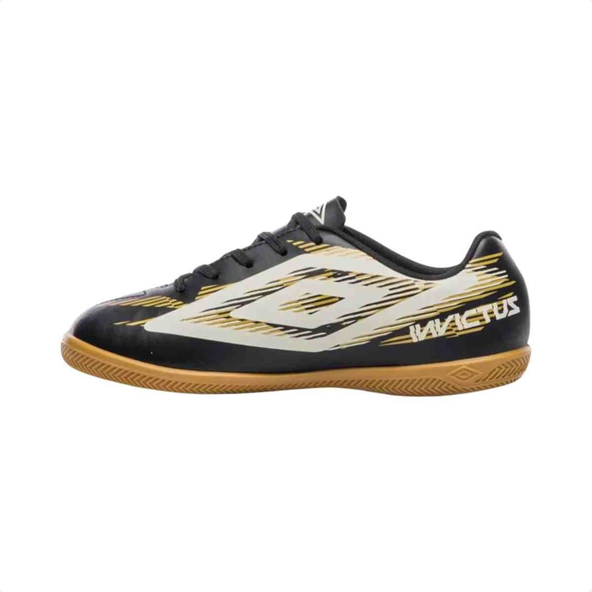 Chuteira Indoor Infantil Umbro Invictus Jr Preto Preto 3