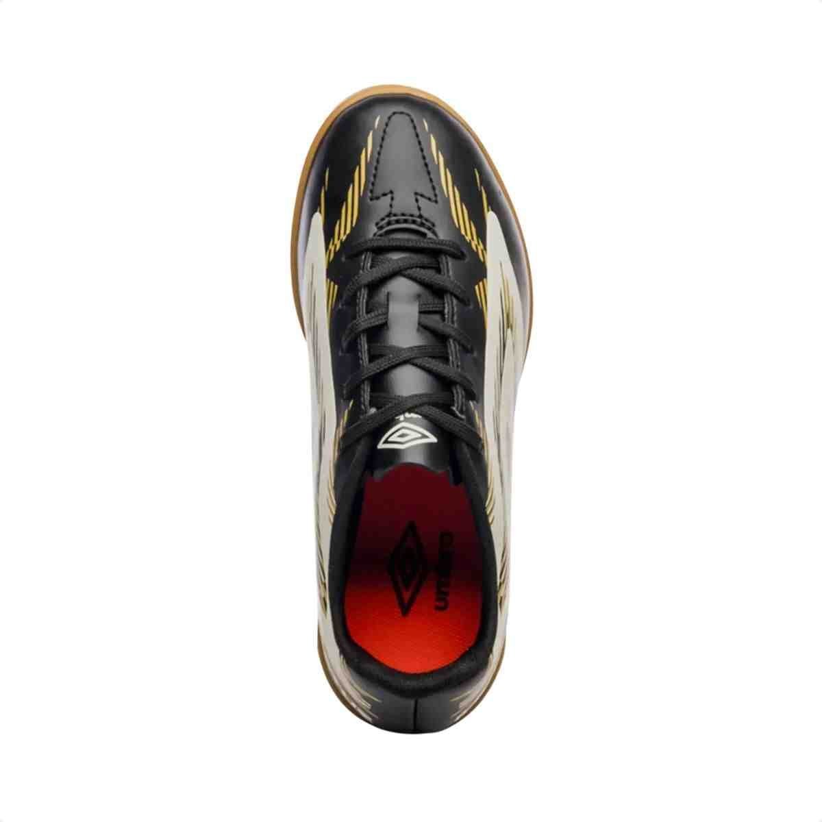 Chuteira Indoor Infantil Umbro Invictus Jr Preto Preto 5