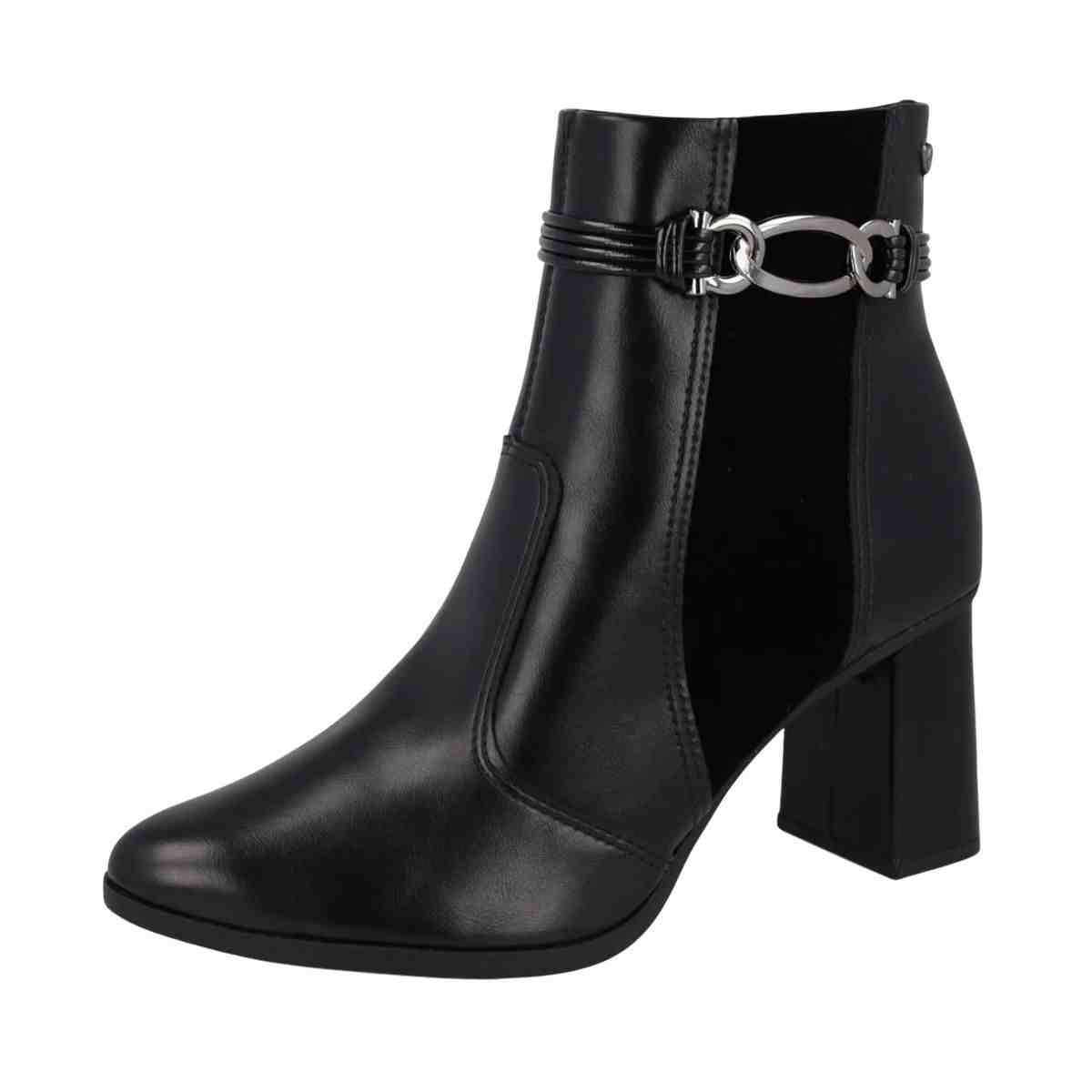Bota Feminina Cano Médio Mississipi Preta Preto 7