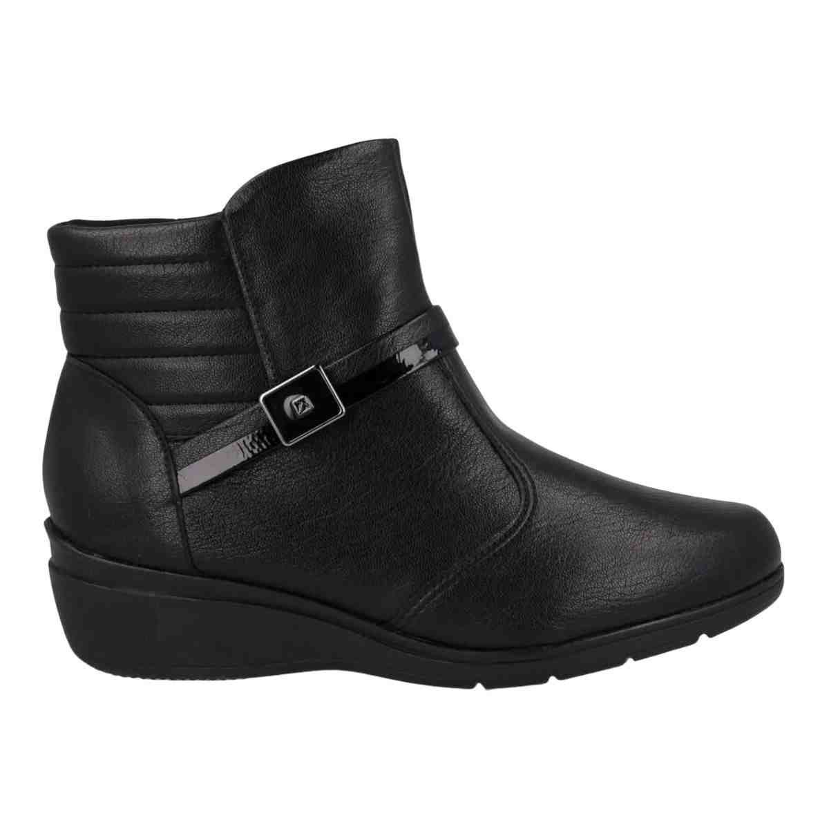 Bota Feminina Cano Baixo Piccadilly Preta Preto 1