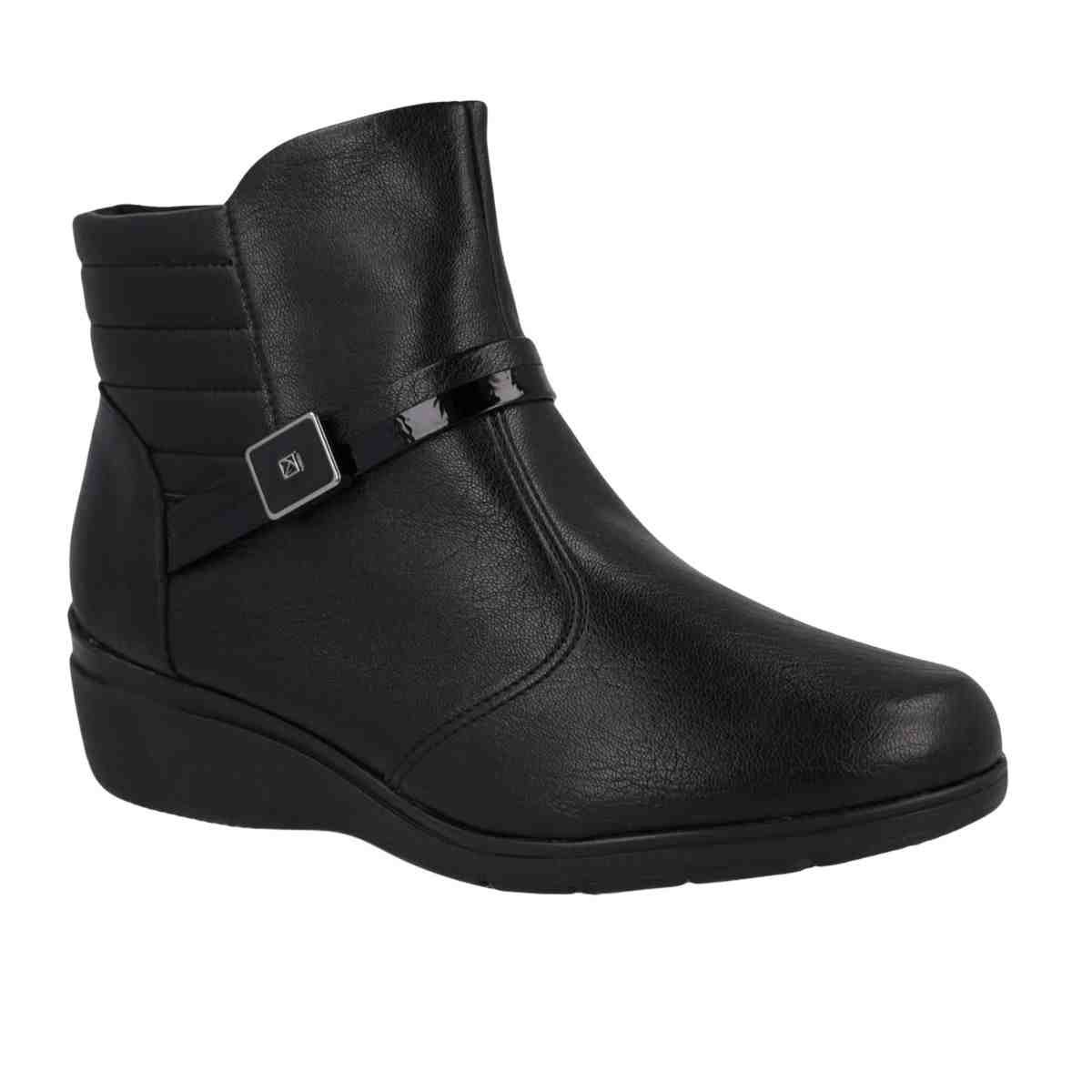 Bota Feminina Cano Baixo Piccadilly Preta Preto 2
