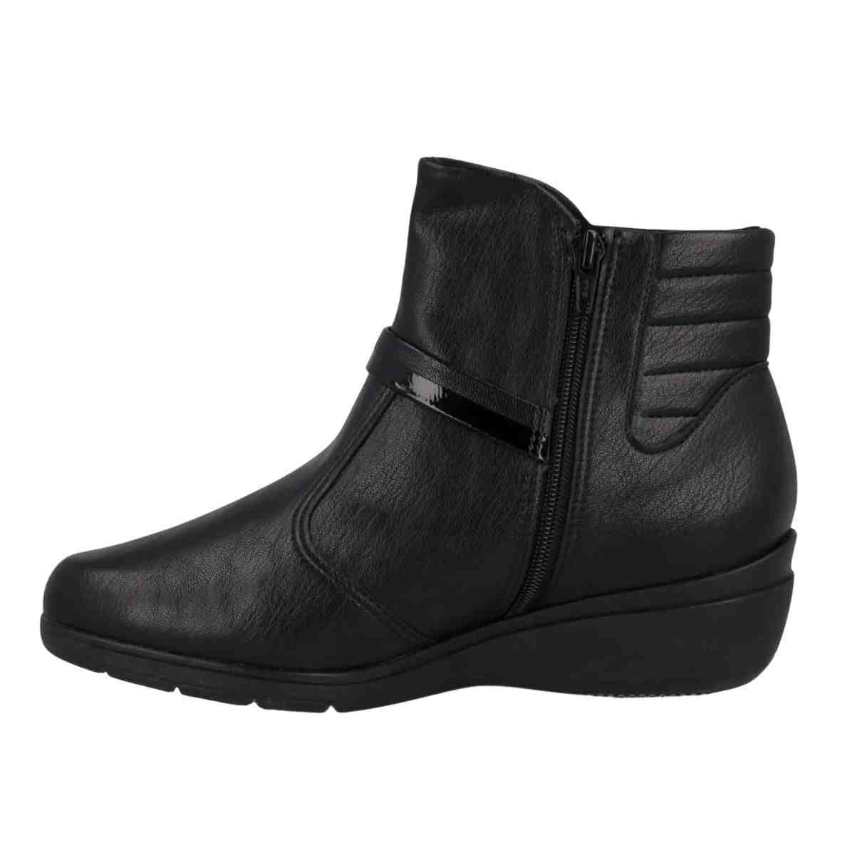 Bota Feminina Cano Baixo Piccadilly Preta Preto 5