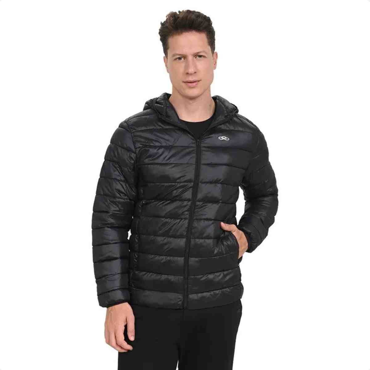 Jaqueta Puffer Masculino Olympikus Puff Preto Preto 1