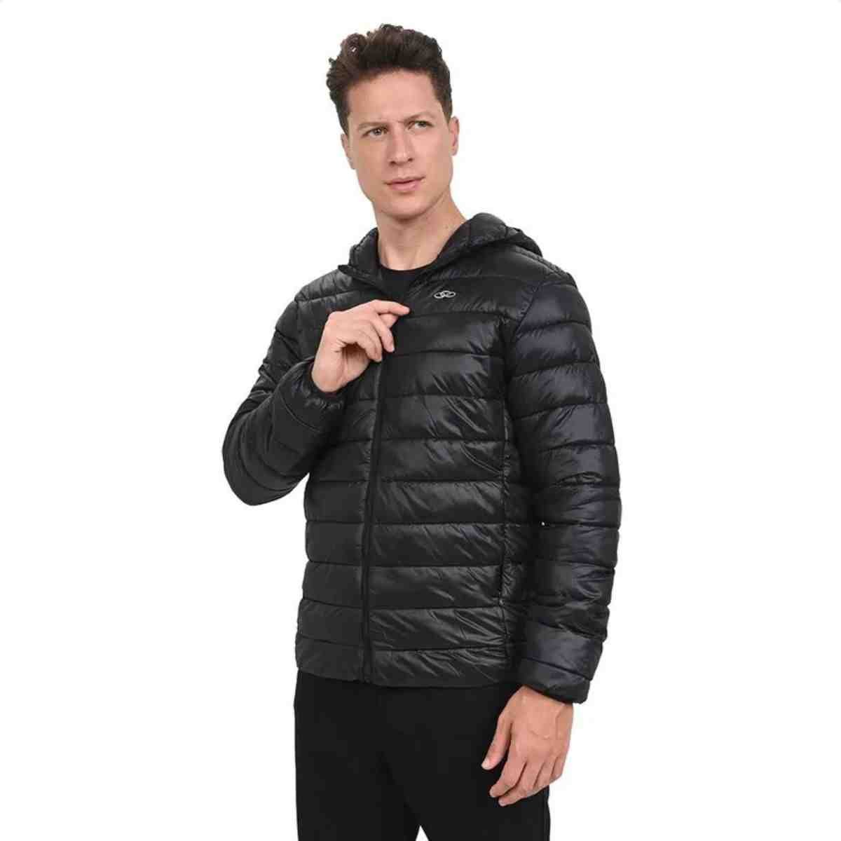 Jaqueta Puffer Masculino Olympikus Puff Preto Preto 6