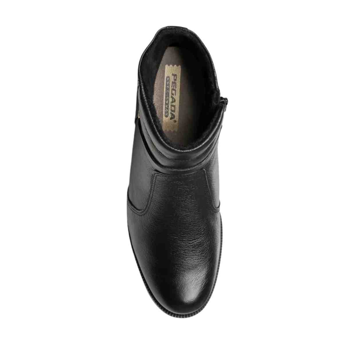 Bota Feminina Cano Baixo Pegada Diana Preta Preto 6