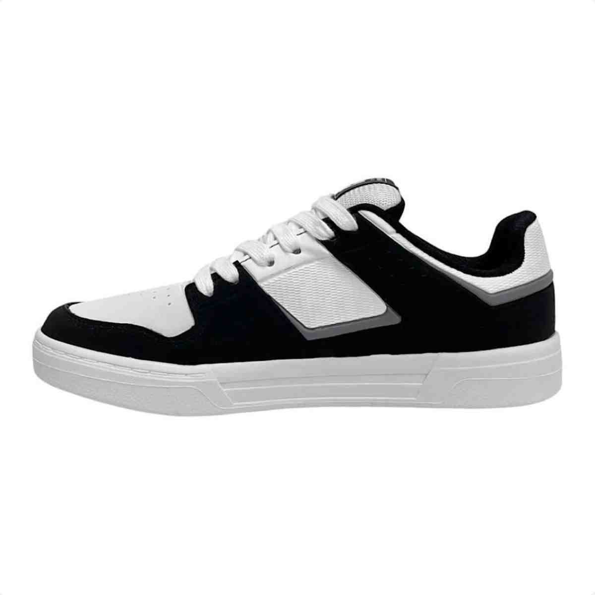 Tenis Street Masculino Mormaii Joaca Branco E Preto Branco/Preto 3