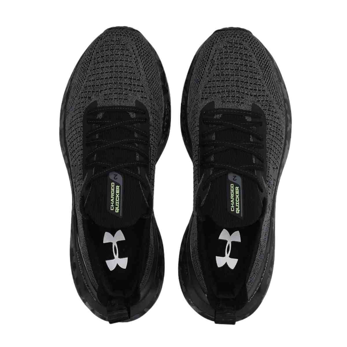 Tenis De Corrida Masculino Under Armour Quicker 2 Preto Preto 4