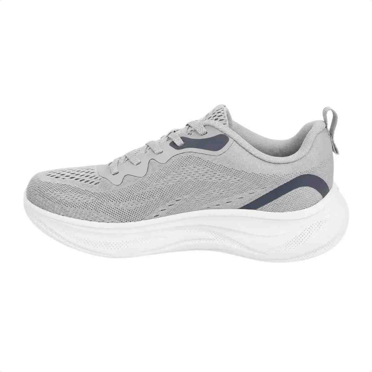 Tenis De Corrida Masculino Skechers Skech Cloud Cinza Cinza 3