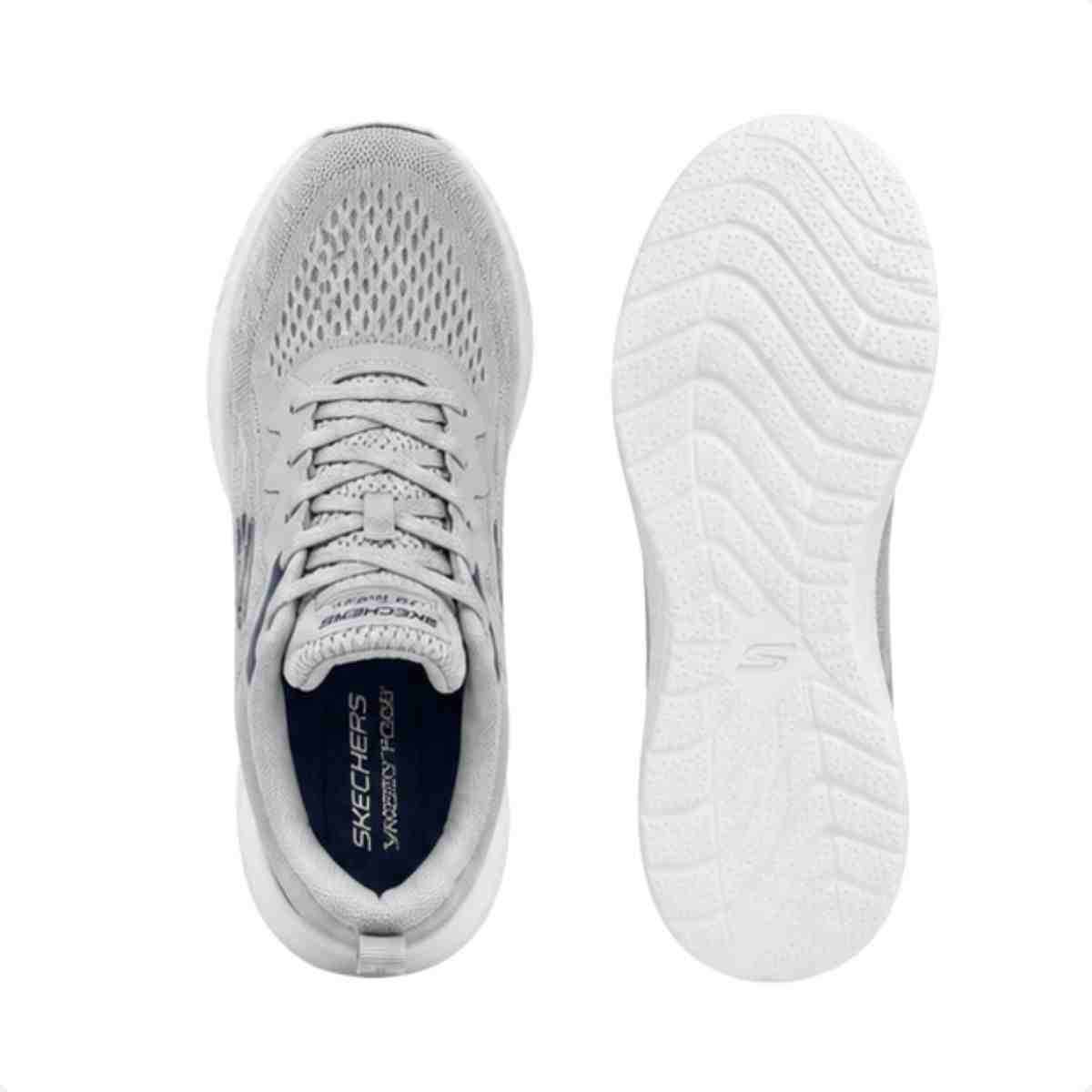 Tenis De Corrida Masculino Skechers Skech Cloud Cinza Cinza 7