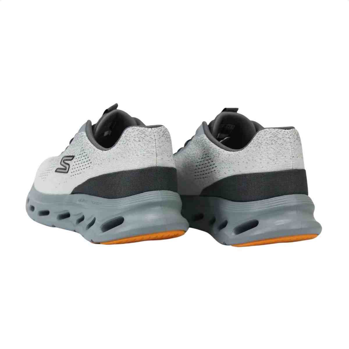 Tenis De Corrida Masculino Skechers Go Walk Glide Step Cinza Cinza 6
